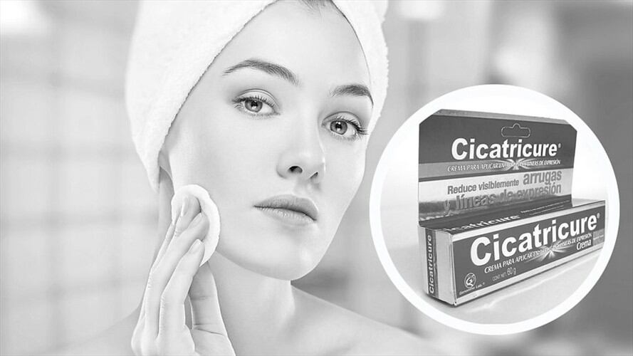 Genomma Lab Colombia empacaba su crema antiarrugas Cicatricure de 8,5 gramos en una caja con paredes y cubierta falsas. Foto: Colprensa