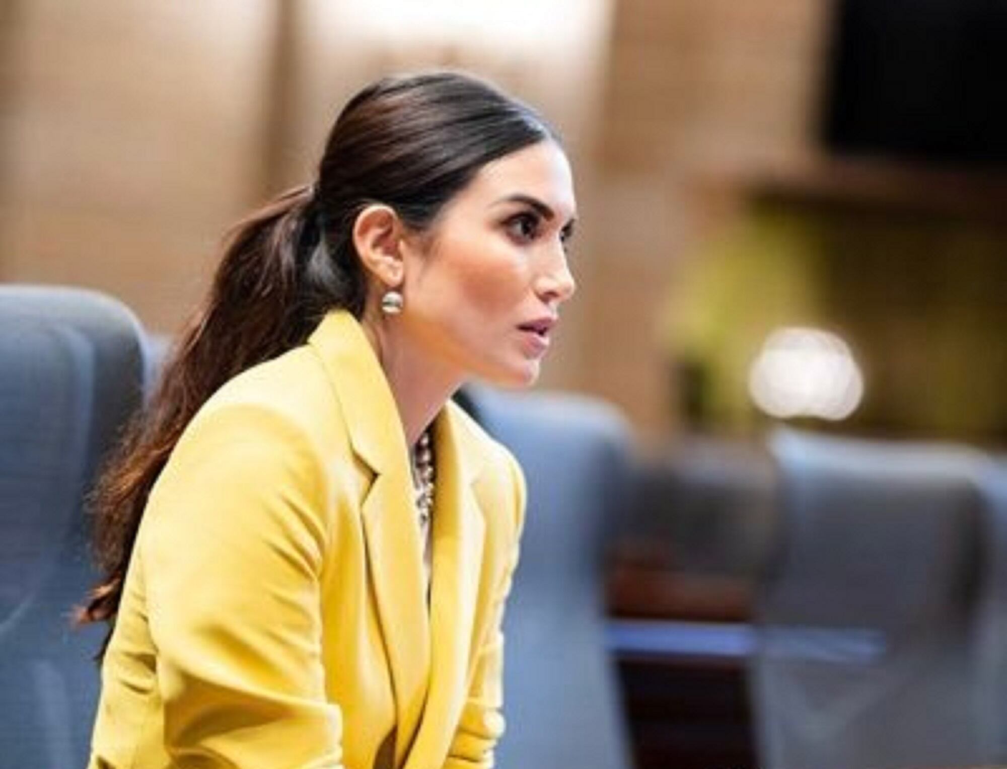 Saray Robayo, miembro de la Cámara de Representantes. Foto: Twitter oficial de Saray Robayo.