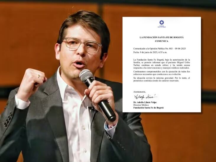 Actualización estado de Salud Miguel Uribe Turbay