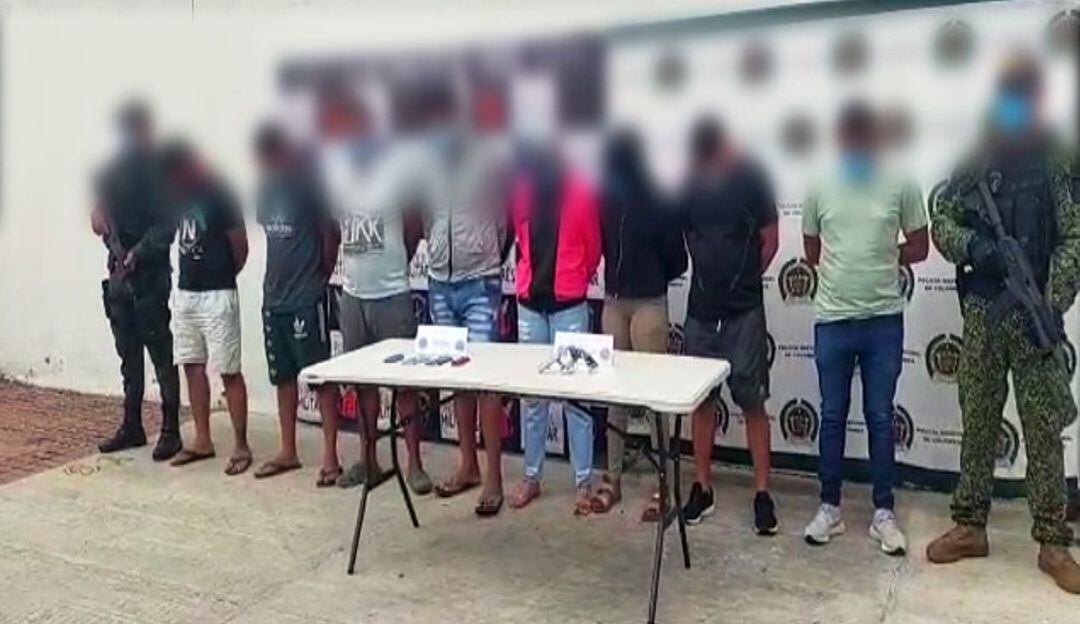 Los detenidos son procesados por los delitos de secuestro extorsivo, extorsión, concierto para delinquir agravado y hurto