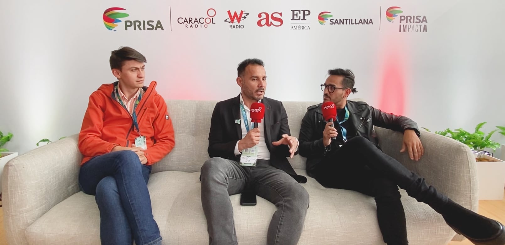 Armando Russi e Iván Sánchez, de Acción Climática / Caracol Radio