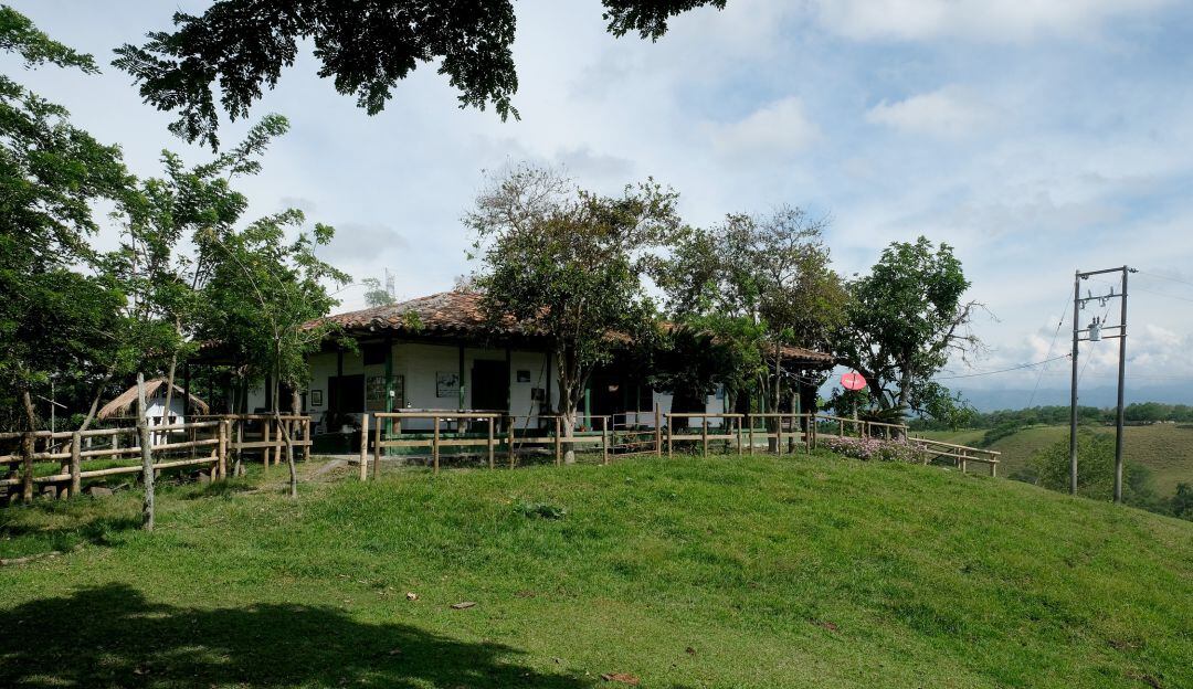 Finca en la región Andina de Colombia. Imagen de referencia