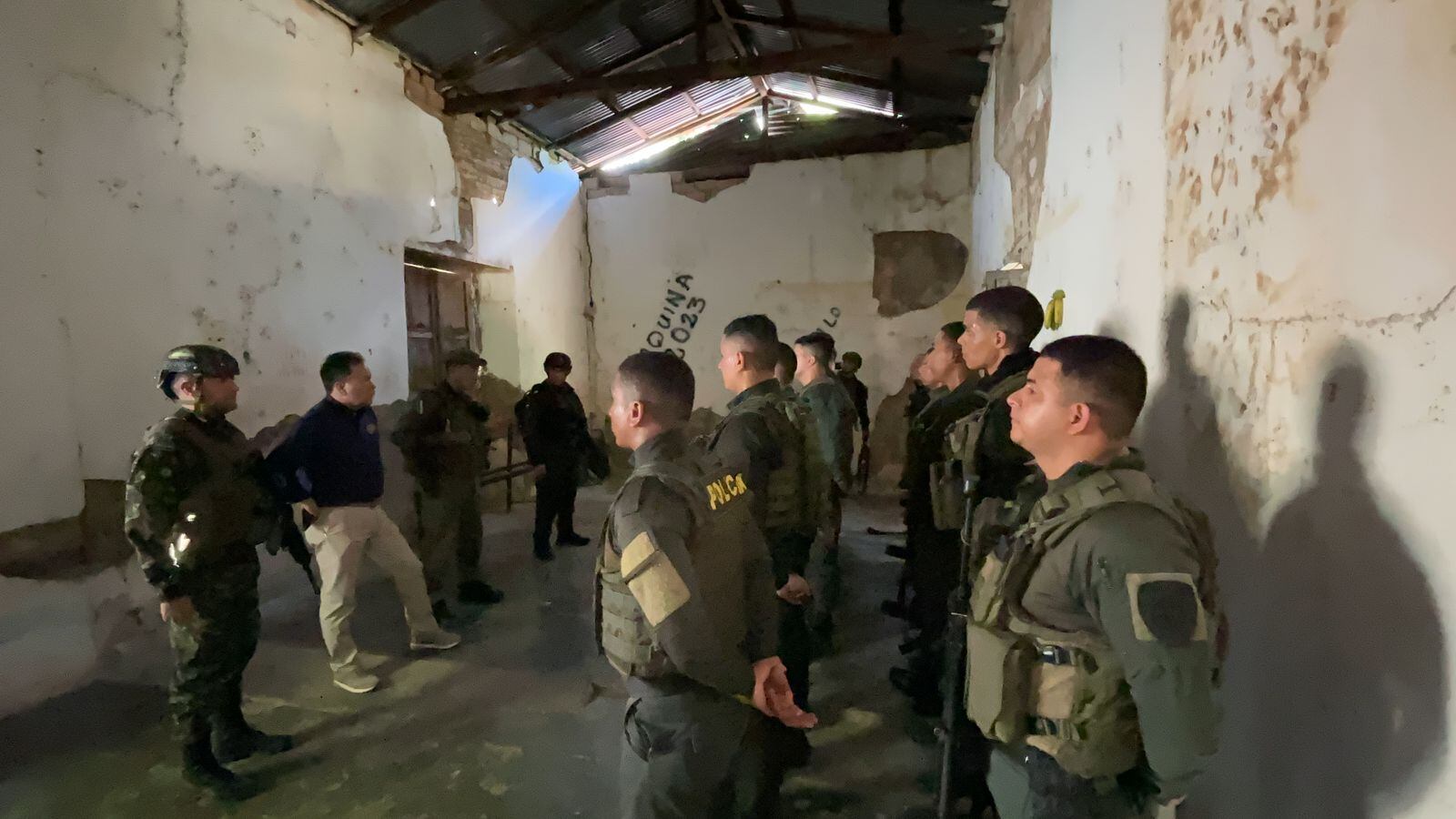 Visita estación de Policía Sardinata / Foto: Gobernación Norte de Santander