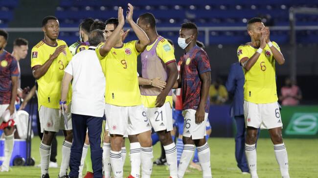 Selección Colombia en Asunción en Eliminatorias a Catar 2022