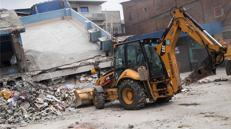 Terremoto en Ecuador. Foto: Agencia EFE