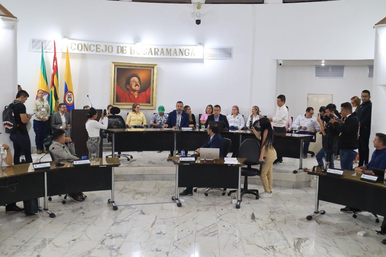 El Concejo decidió no respaldar las grandes obras de Bucaramanga: Alcalde Jaime Beltrán. Foto: Alcaldía de Bucaramanga