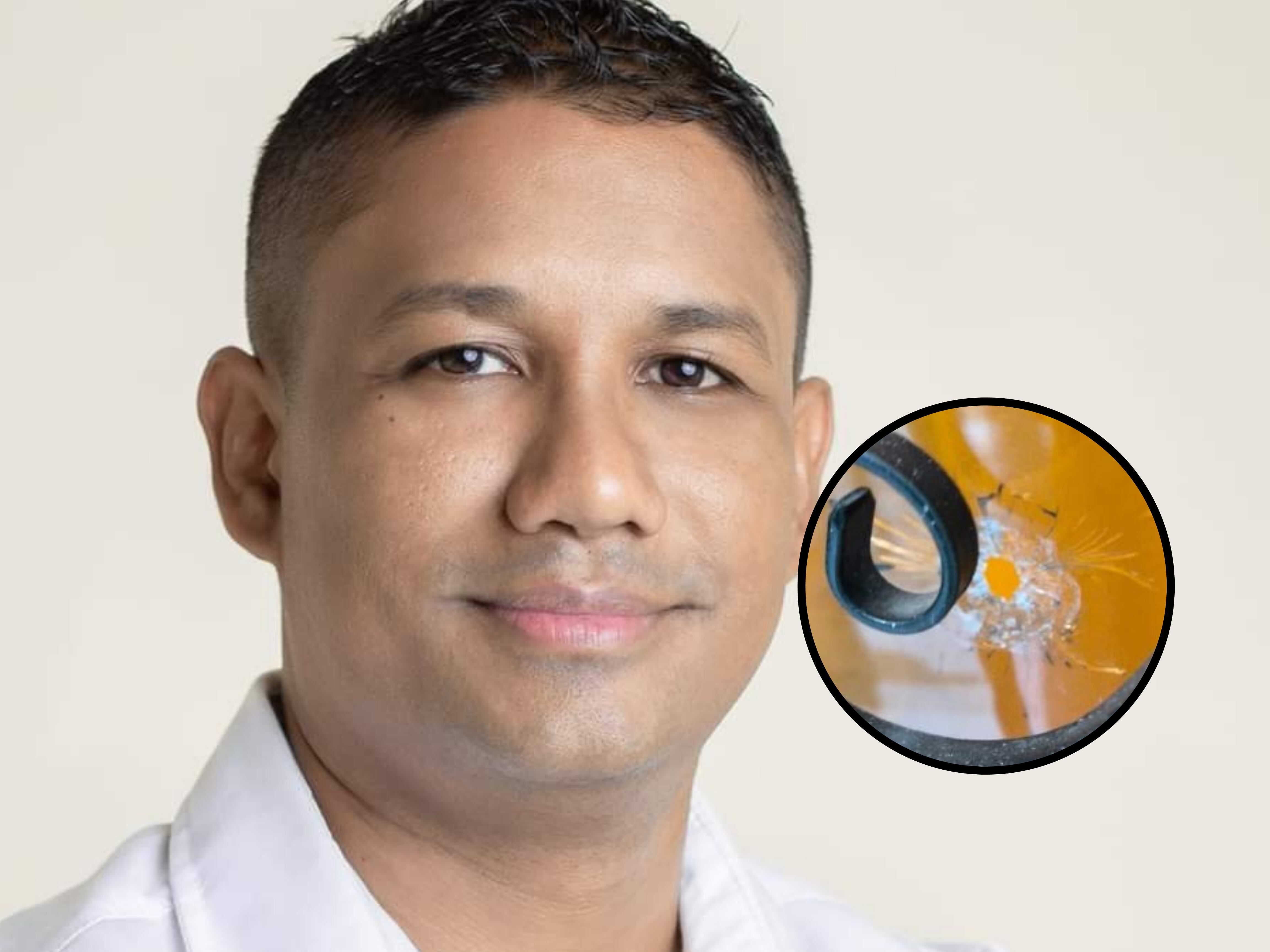 Ex alcalde de El Bagre denunció presunto atentado en su contra. Foto: Cortesía.