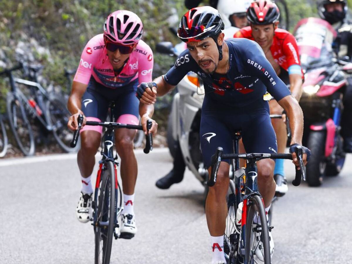Egan Bernal: "Gracias Daniel Martínez por ser mi ángel de la guarda"