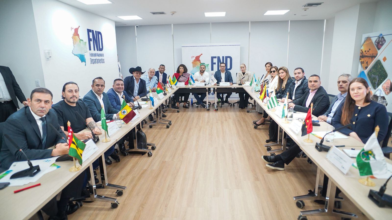 Gobernadores hacen un llamado a desescalar el lenguaje violento en el país. Foto: Federación Nacional de Departamentos.