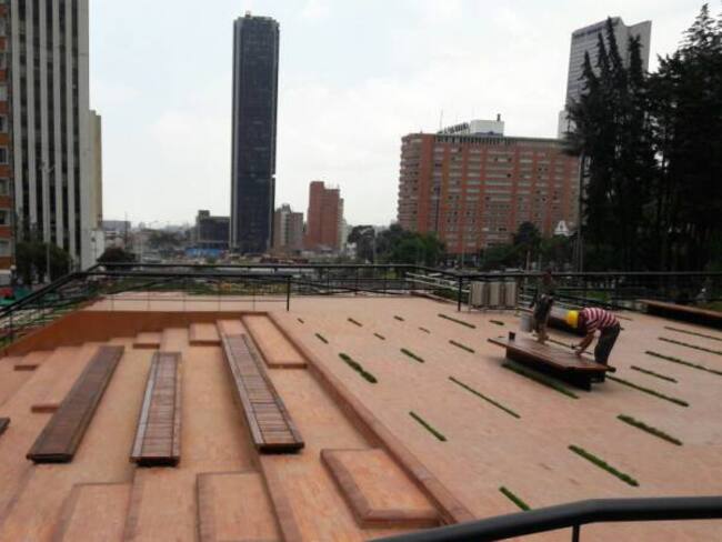 Terminó construcción del parque Bicentenario en el centro de Bogotá
