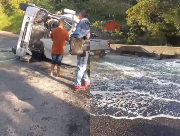 “El tema del Invias es vergonzoso en Santander”: Alcalde de Barbosa. Fotos: Suministradas