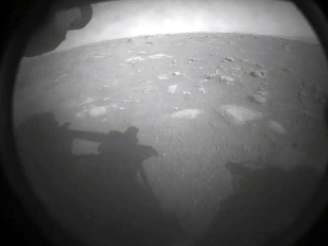 Primera imagen del &#039;Persevrance&#039; en Marte.