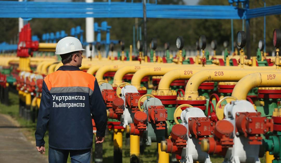 Distribución de gas ruso desde Ucrania hacia Europa.                Foto: Getty 