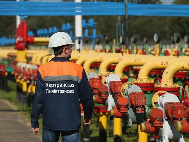 Distribución de gas ruso desde Ucrania hacia Europa.                Foto: Getty 