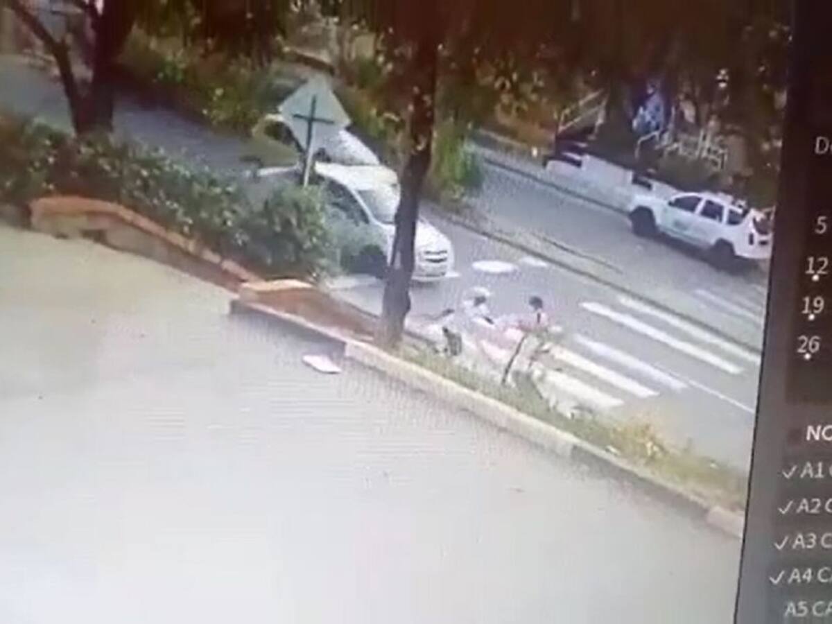 VIDEO: delincuente atracó a una persona en la Crisanto Luque en Cartagena