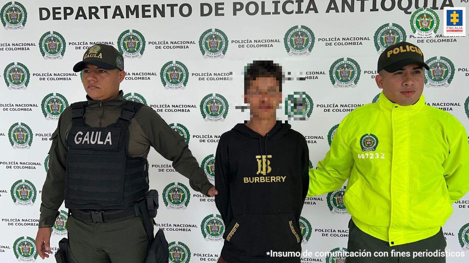 Capturado por desaparición- foto Fiscalía