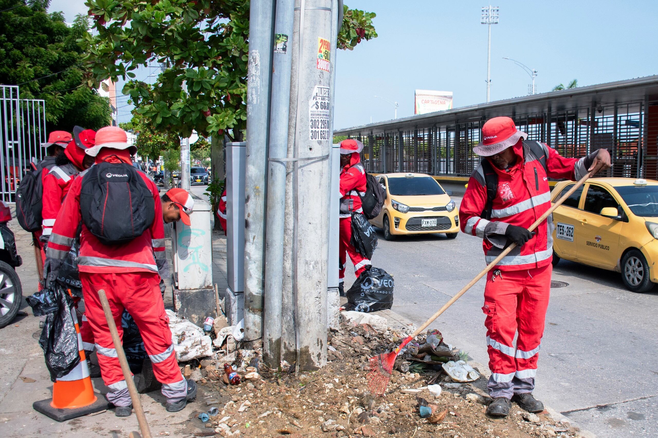 6.2 toneladas de residuos mixtos recolectados en la avenida Pedro de Heredia