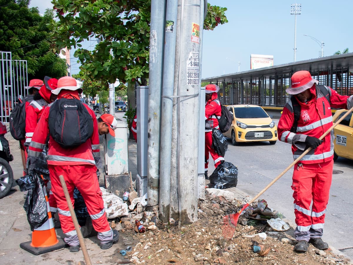 6.2 toneladas de residuos mixtos recolectados en la avenida Pedro de Heredia