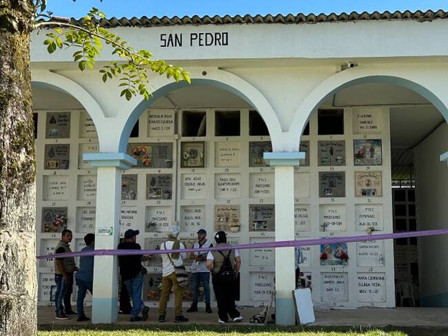 Cementerio de Cocorná, Antioquia- foto Unidad de Búsqueda