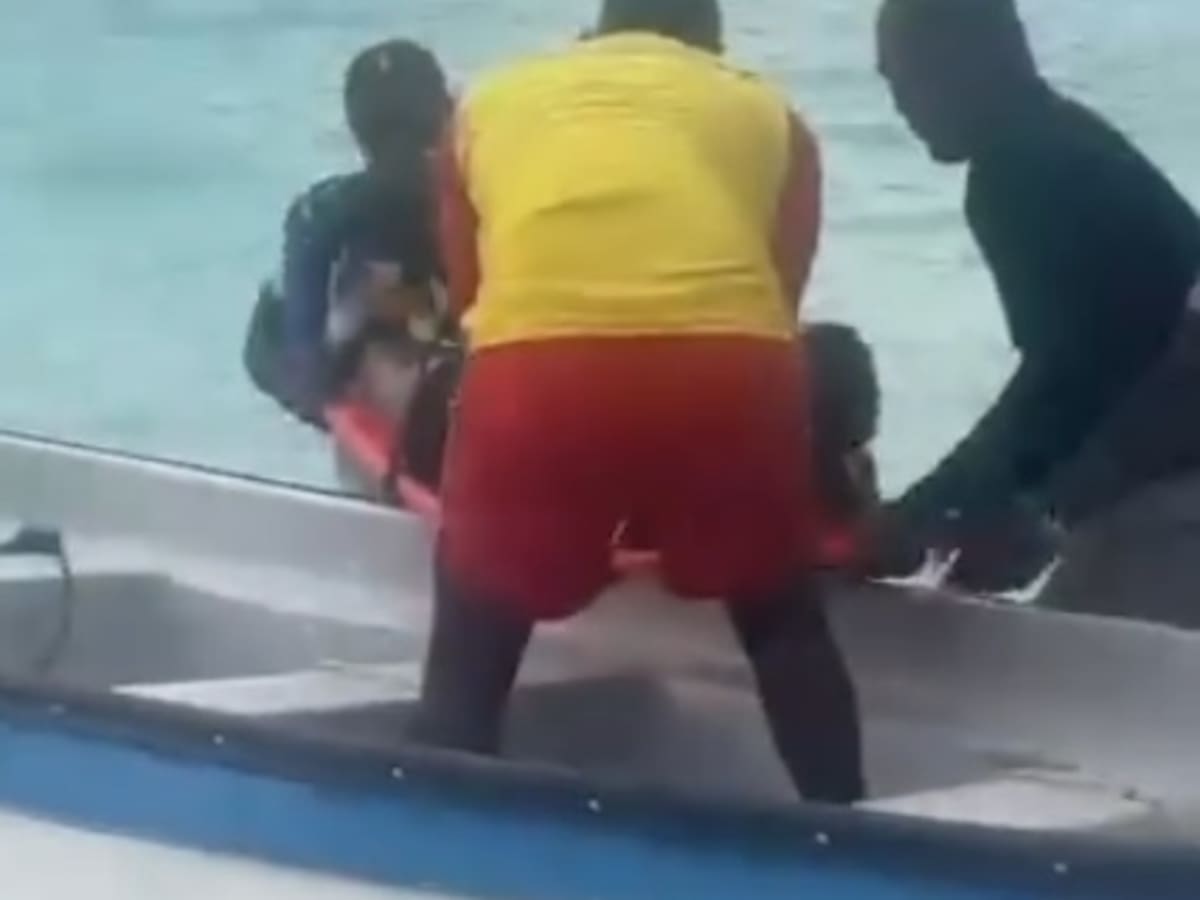 Turista de Pereira fue golpeado por una lancha en Playa Blanca: estado de salud es grave