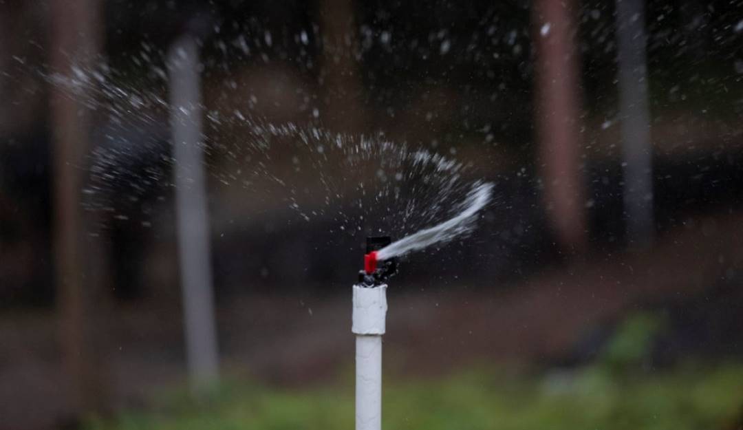 Riego de aguas en cultivos. Foto: Cortesía MinAmbiente. 