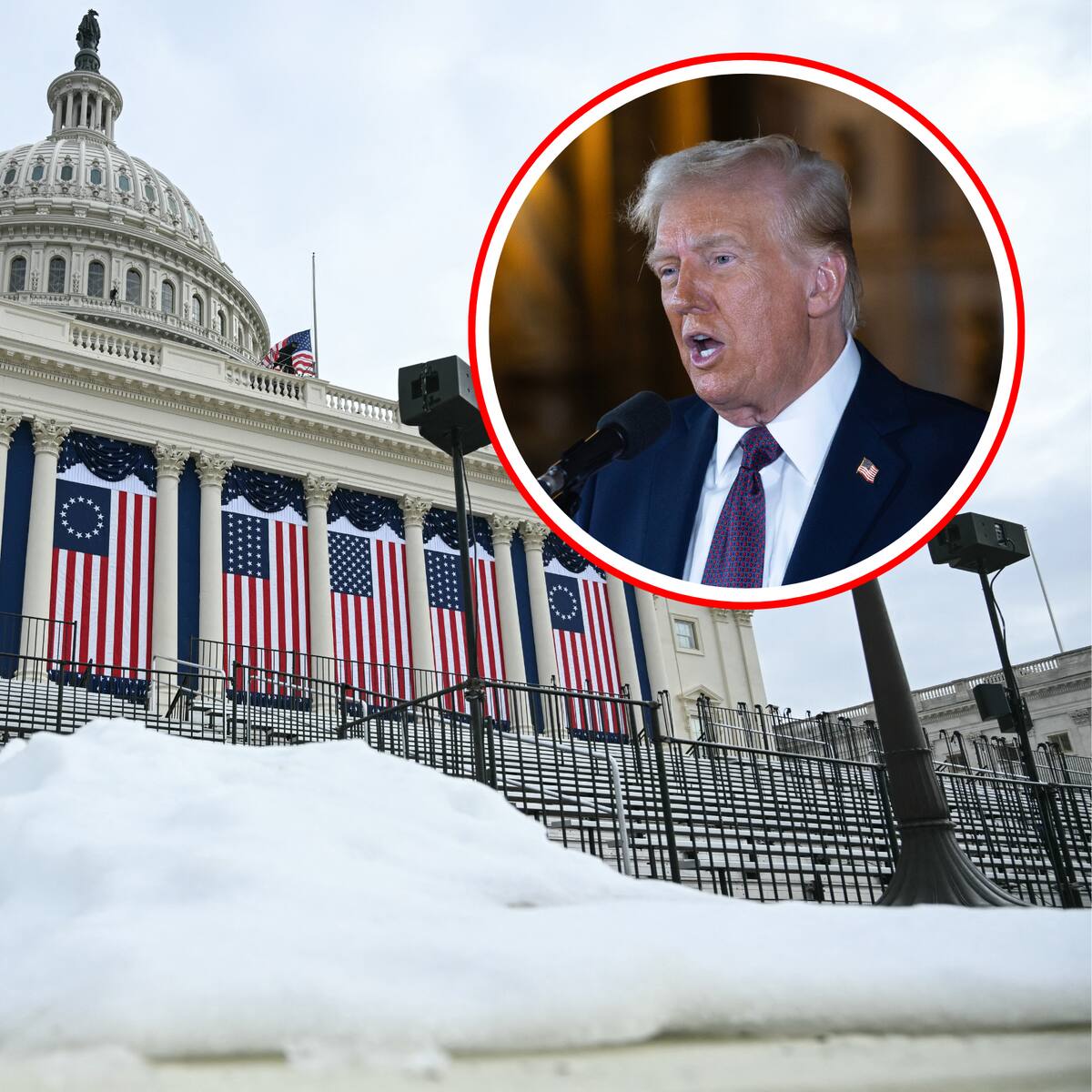 ¿Por qué la investidura de Donald Trump será al interior del Capitolio?