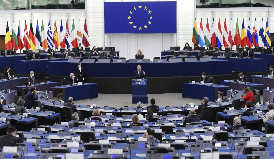 Iván Duque en el Parlamento Europeo