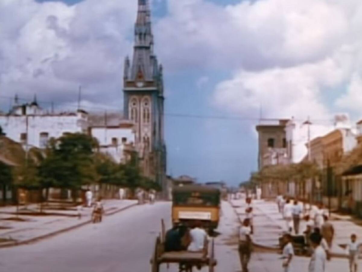 El vídeo que revive a la Barranquilla de 1940