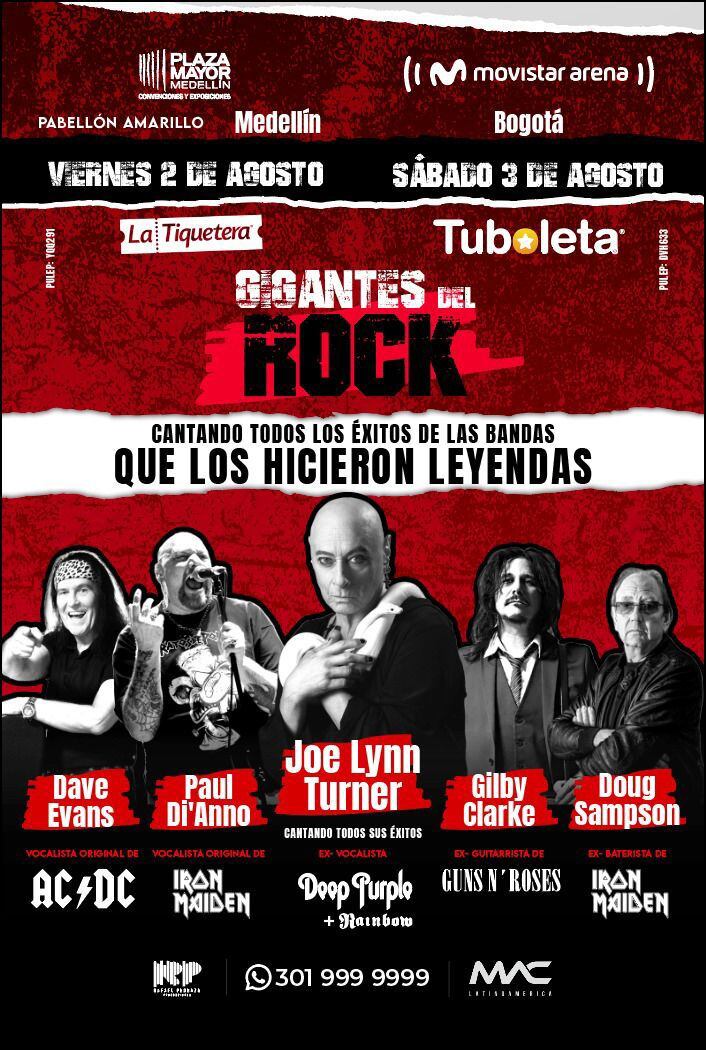 Cortesía: "Gigantes del Rock"