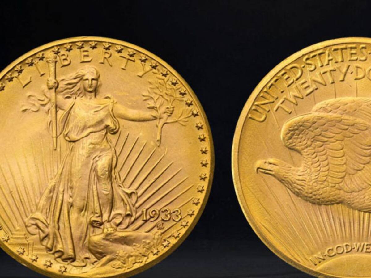 Subastan una moneda 'Águila Doble' de 20 dólares por casi 20 millones
