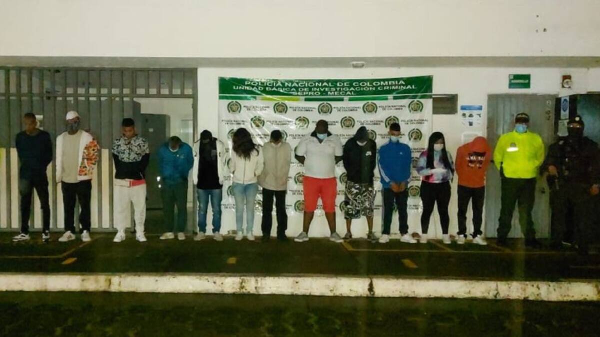 A la cárcel 12 de la banda Los Goya por distribución de drogas en Cali