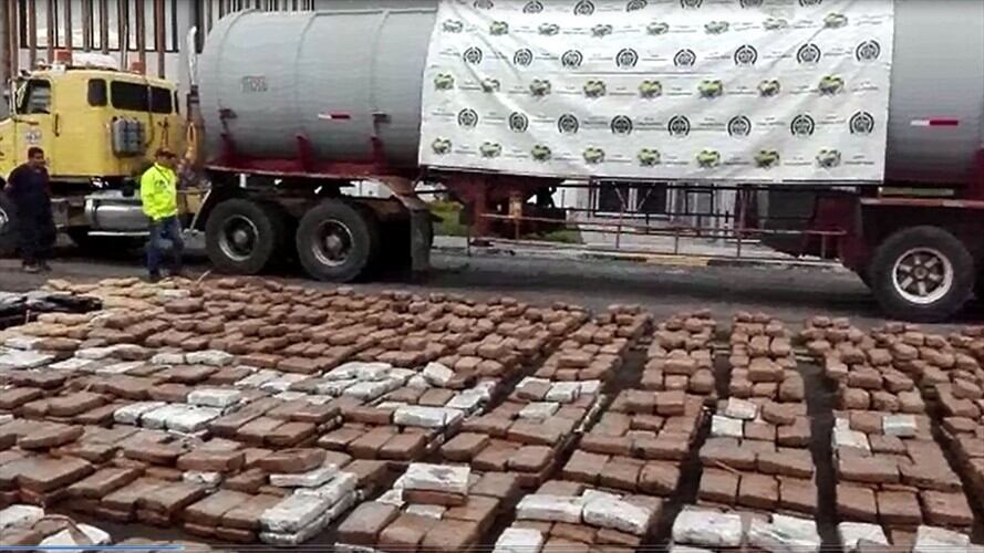 Incautan más de dos toneladas de marihuana en El Cerrito, Valle . Foto: Policía Valle