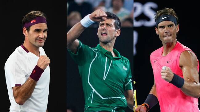 Federer, Nadal y Djokovic