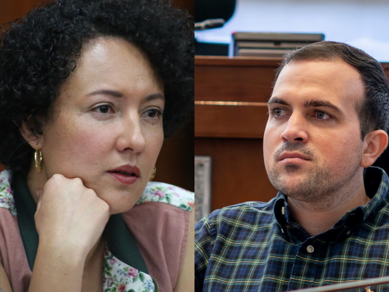 Senadora Isabel Zuleta y concejal Alejandro De Bedout.