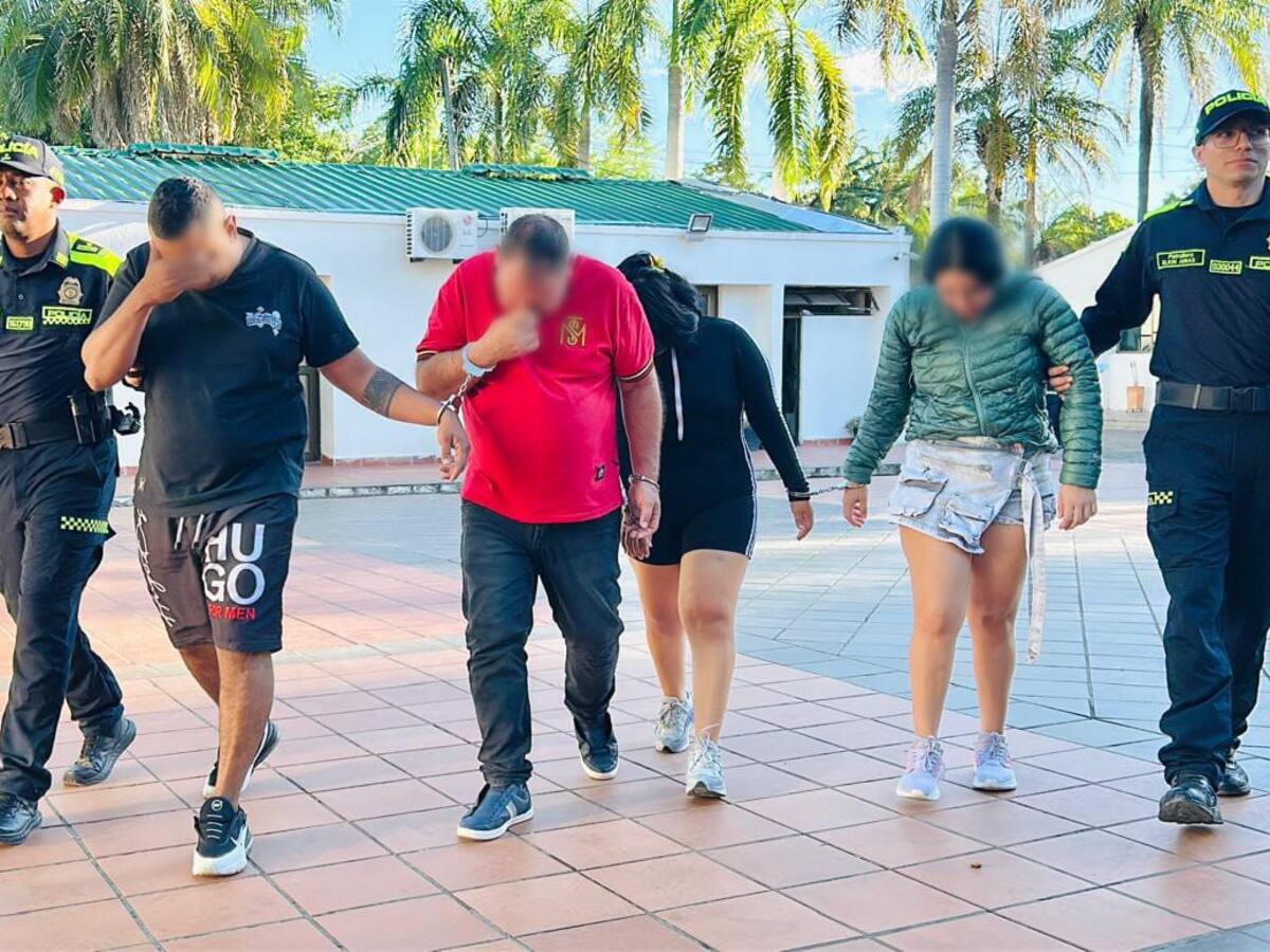 Capturan a cuatro presuntos integrantes de red dedicada al hurto financiero en Neiva