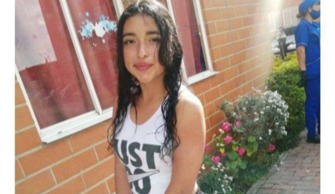 Niña desaparecida en Bogotá. 