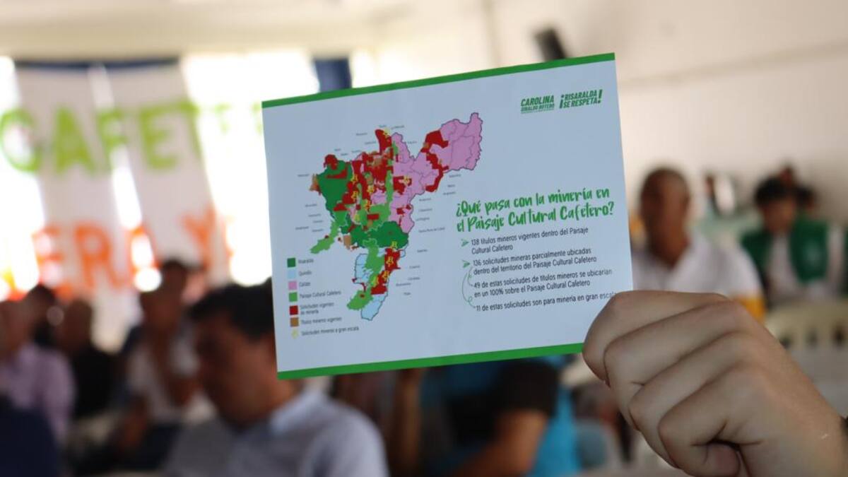 En audiencia pública evalúan riesgo de megaminería para el Paisaje Cultural Cafetero