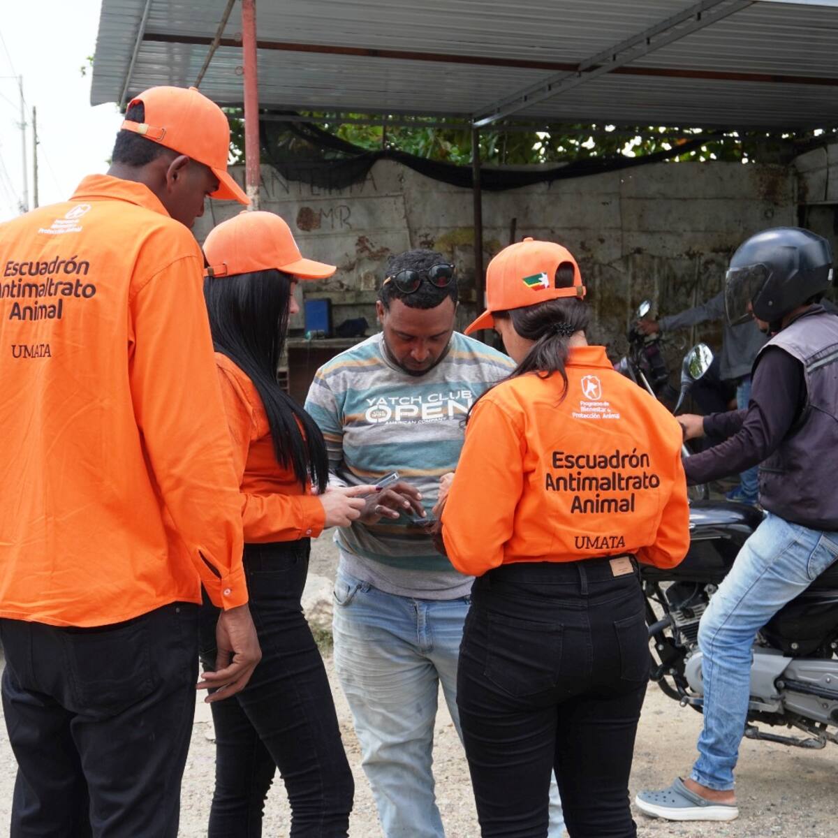 Búsqueda casa a casa para localizar a canina en condición vulnerable en Cartagena