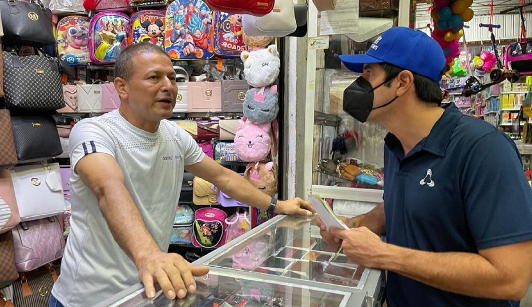 La campaña busca acercar a los comerciantes para que tengan acceso a programas de emprendimiento
