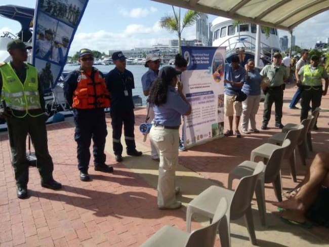 En Cartagena, despliegan campañas frente a la visita de turistas en la semana de receso escolar