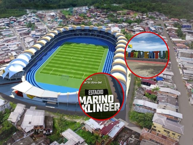 Con aval presupuestal, se reactivan las obras del estadio Marino Klinger.