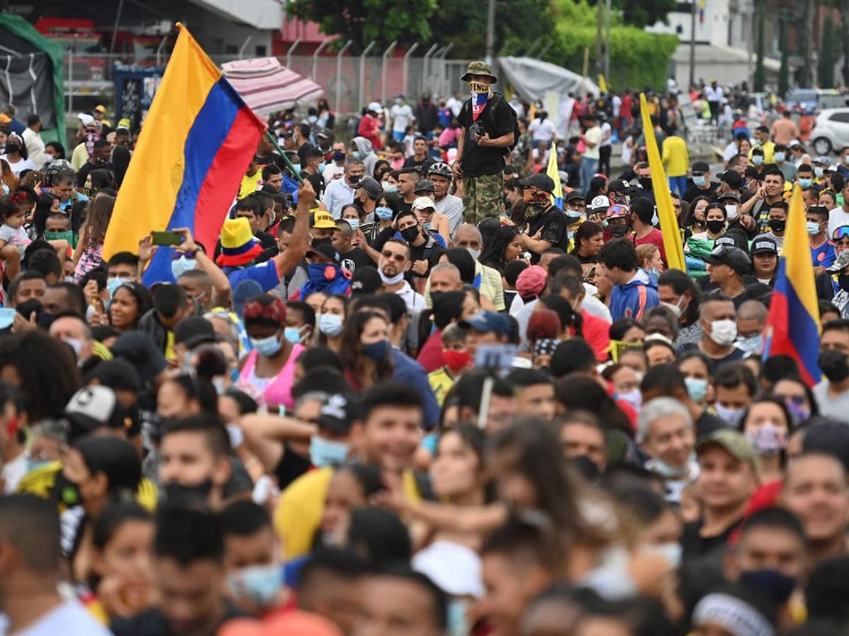 Marcha contra Petro en Bogotá: 8.500 personas asistieron a las manifestaciones
