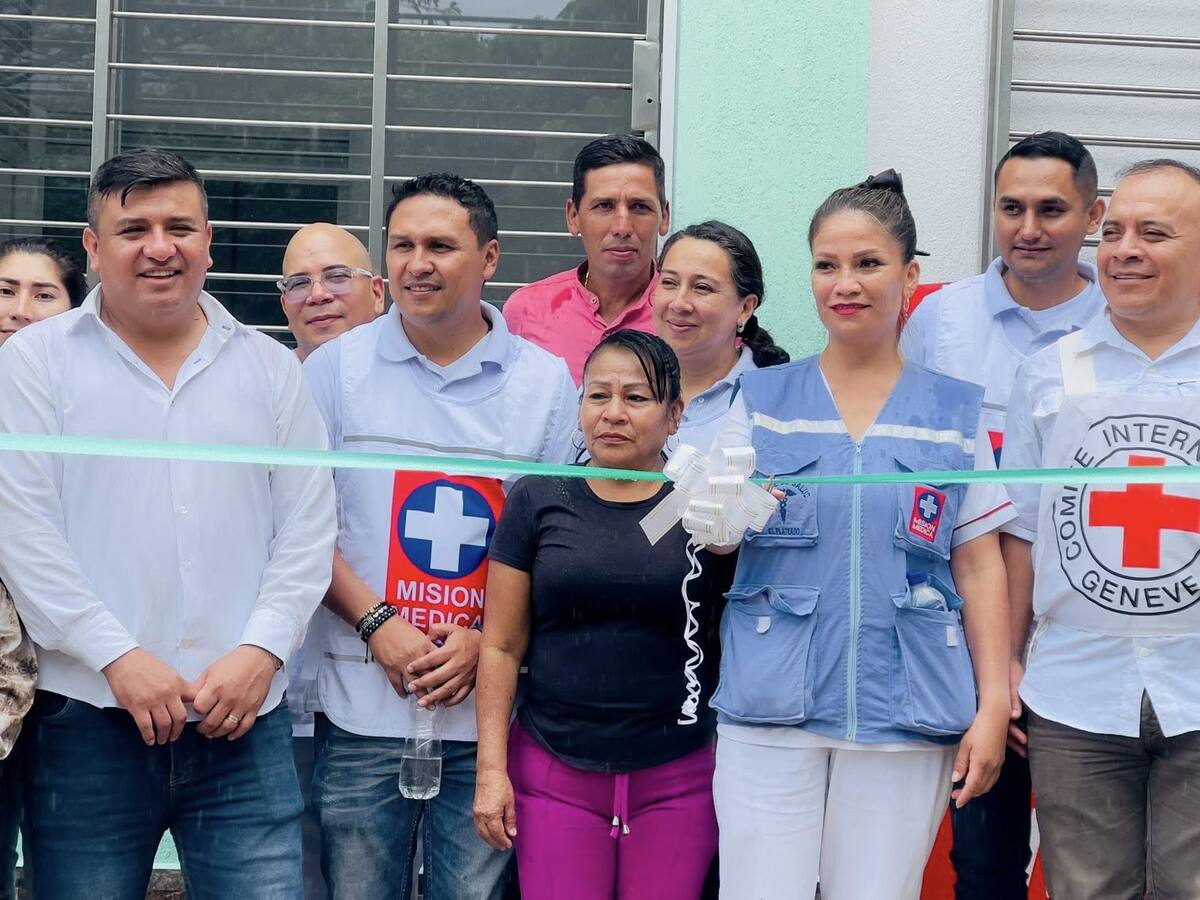 CICR entregó puesto de salud en El Plateado, Cauca