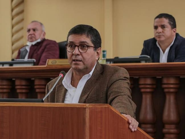 Luis Roberto Rivas Montoya, gerente de la ILC en su informe ante la Asamblea de Caldas