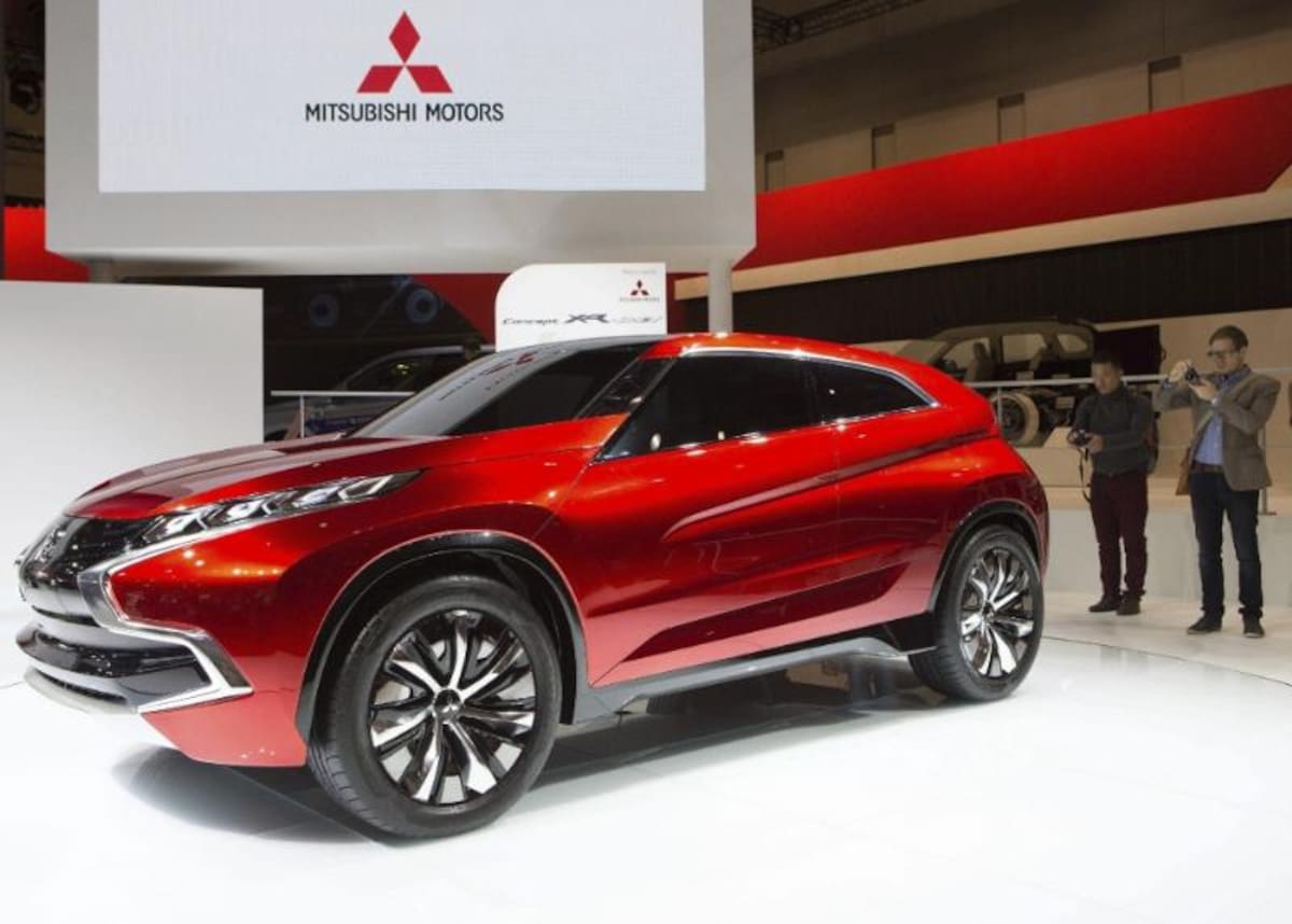 Nuevo Concept XR-PHEV de Mitsubishi, durante su exhibición en la 43ª edición del Salón del Automóvil de Tokio (Japón)