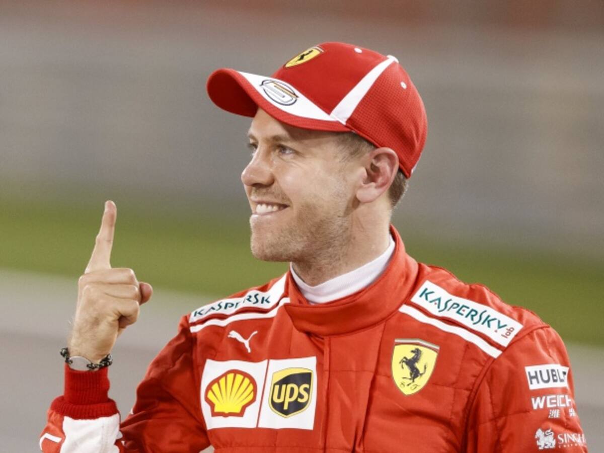 Vettel saldrá desde la 'pole' en Sakhir