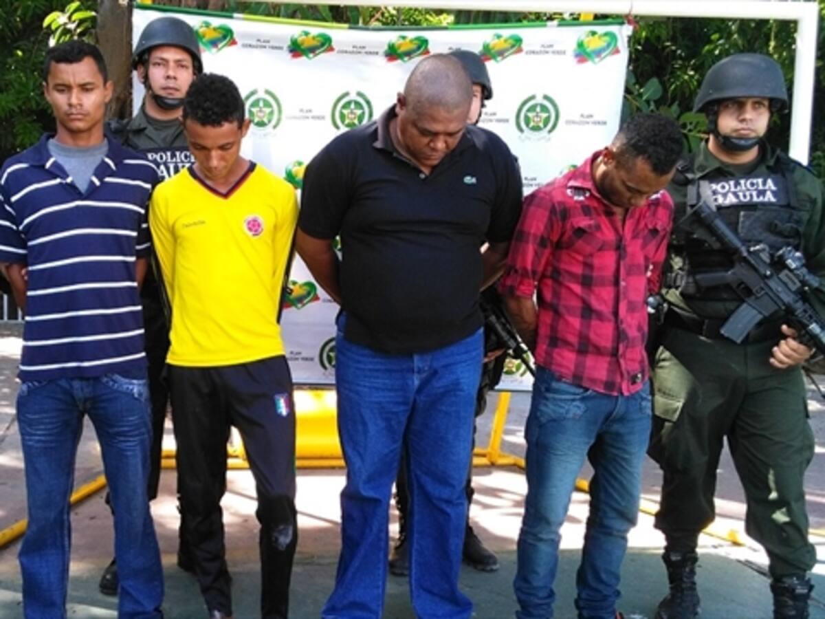 Cayeron cuatro integrantes del clan Úsuga en el Cesar