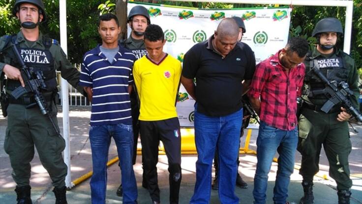 Cayeron cuatro integrantes del clan Úsuga en el Cesar