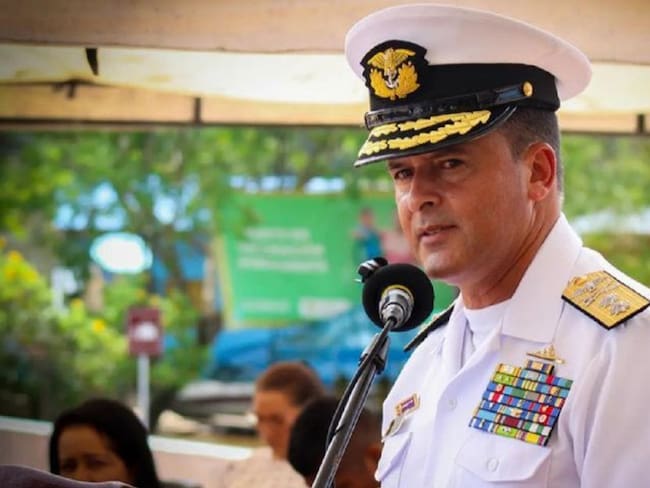 Contralmirante Alberto Serrano comandante de la Fuerza Naval del Pacífico