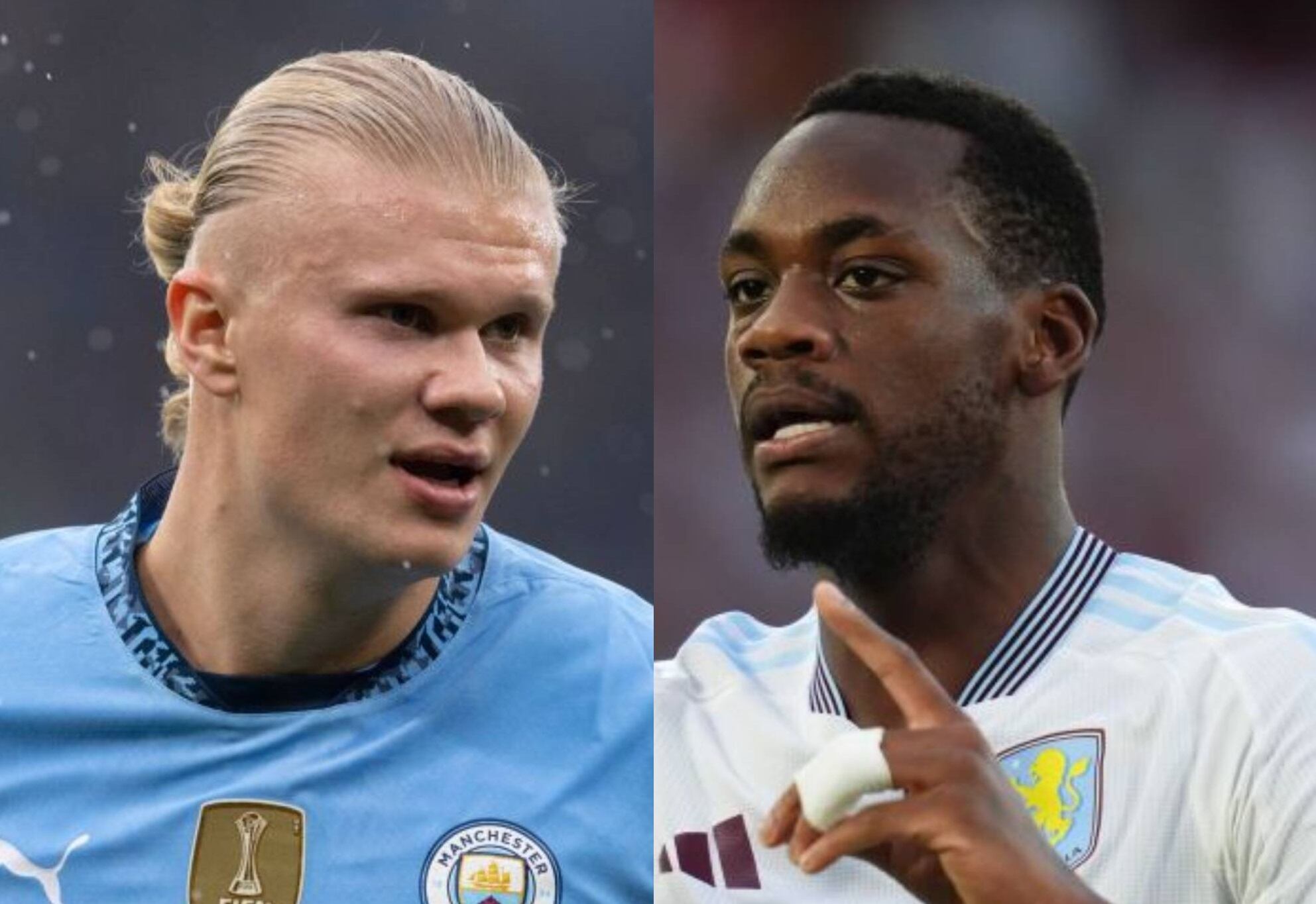 Erling Haaland y Jhon Durán / Getty Images